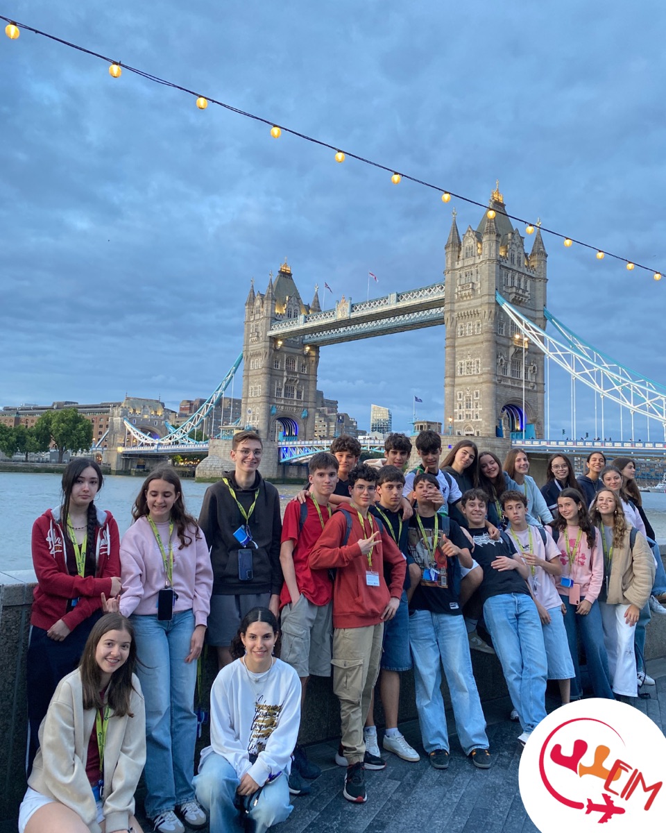 Grupo de Viajes in Motion durante una experiencia en Londres